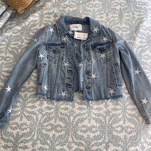NWT pistola jean jacket w stars